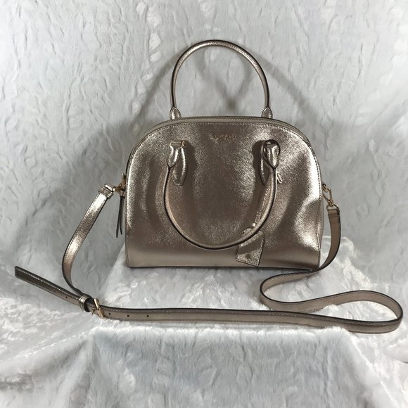 kate spade Handbags - Kate Spade Reiley Laurel Way Rose Gold Satchel